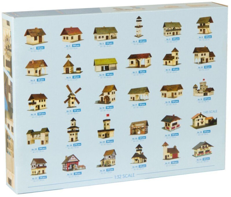 Walachia Dřevěná slepovací stavebnice Špýchar